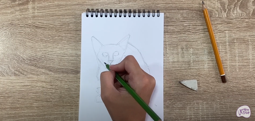 Рисуем Балинезийская кошка