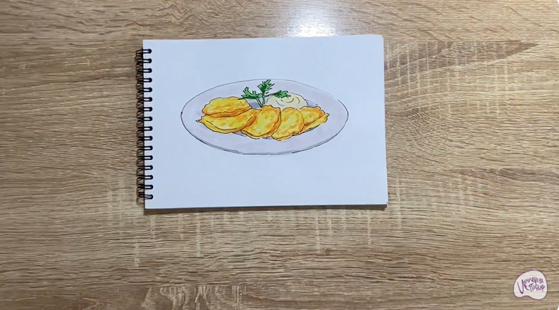 Рисуем Драники