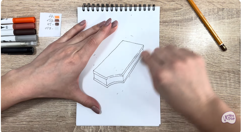 Рисуем Молочный ломтик