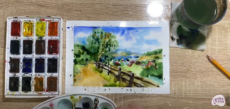 Рисуем Плёс