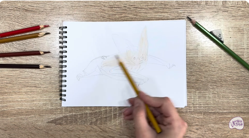 Рисуем Бурый ушан