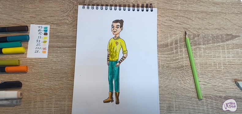 Рисуем Васко из "Царевны"