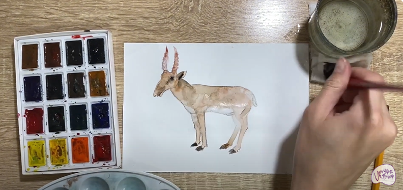 Рисуем Сайгак