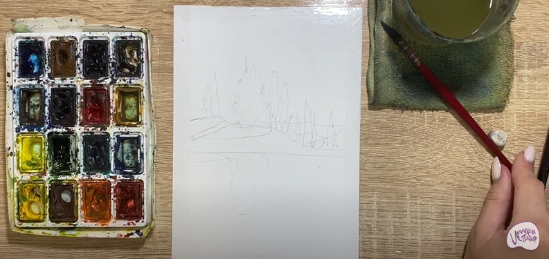 Рисуем Зеркальное отражение