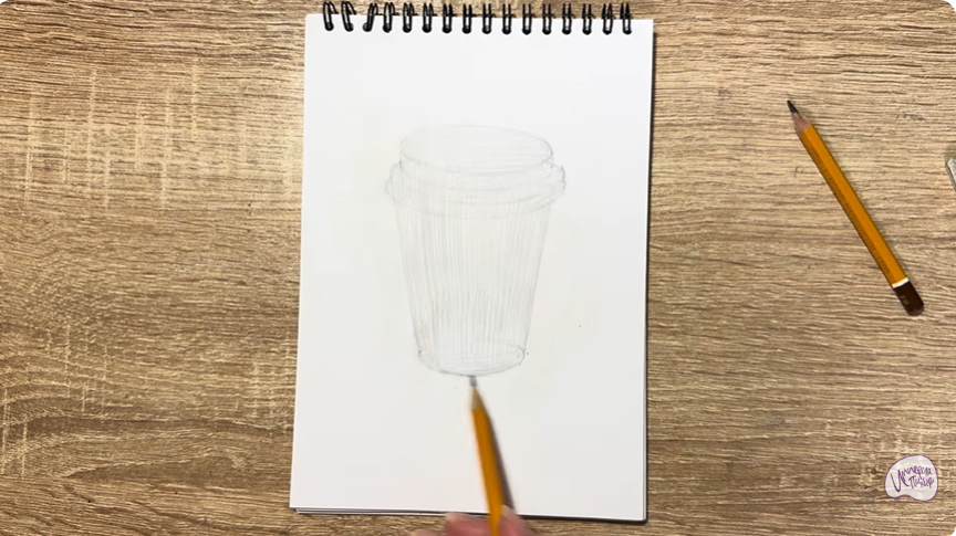Рисуем Кофейный стакан