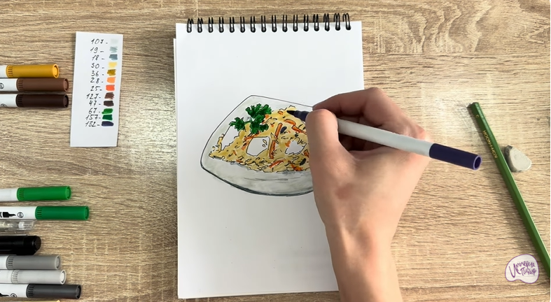 Рисуем Плов