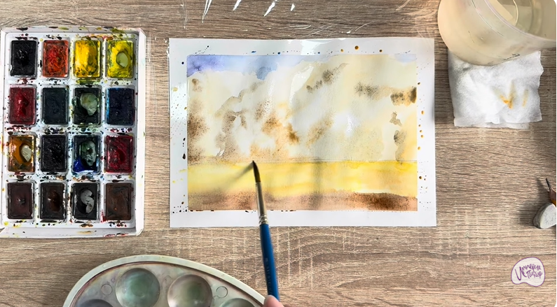 Рисуем Песчаная буря