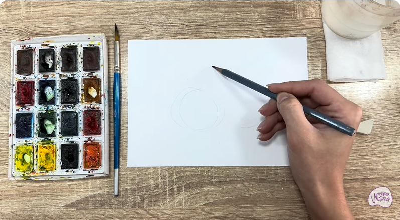 Рисуем Голубика