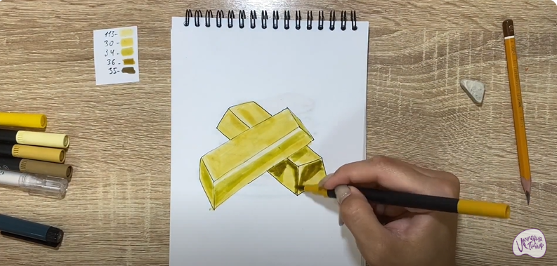 Рисуем Золото