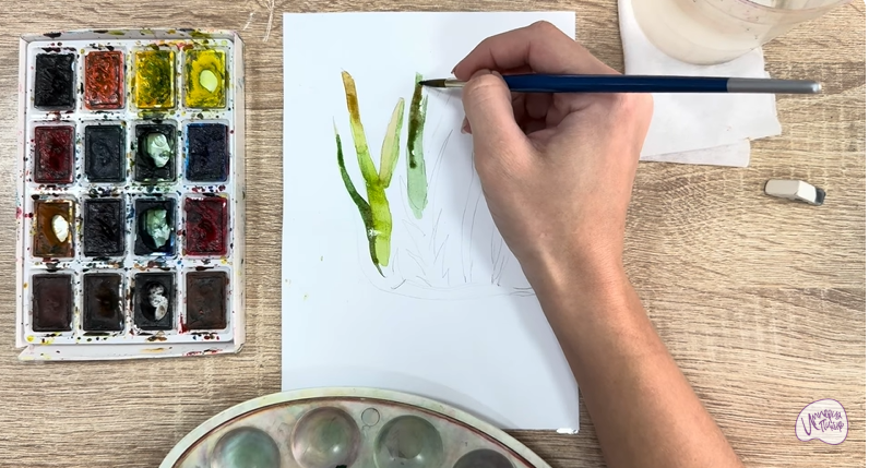 Рисуем Аир болотный