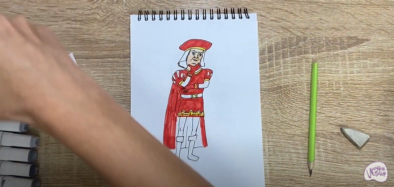 Рисуем Лорд Фаркуад из "Шрека"