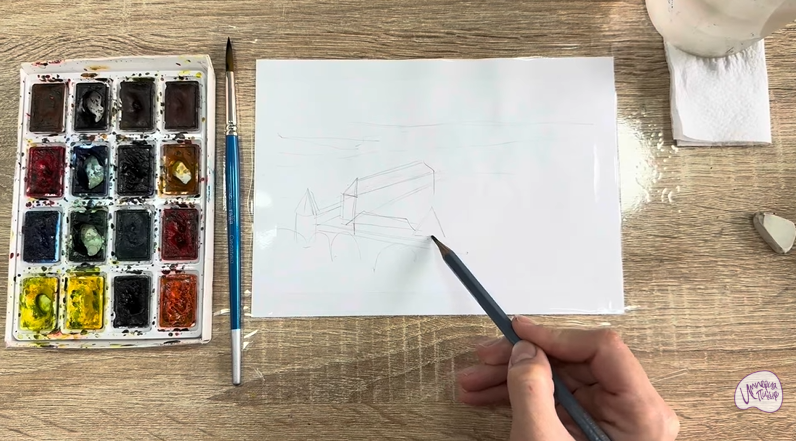 Рисуем Звенигород