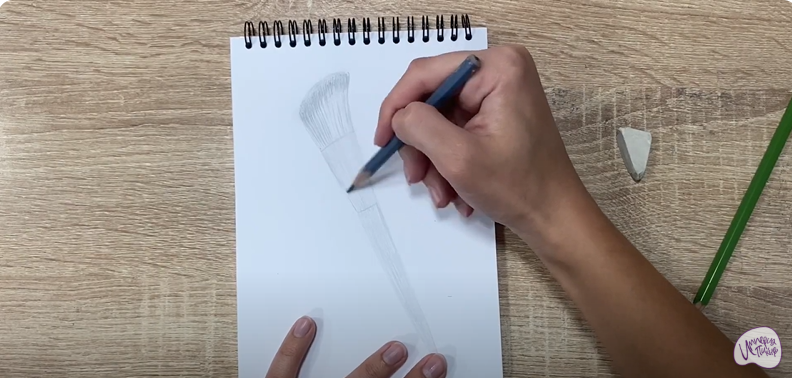 Рисуем Кисть для румян