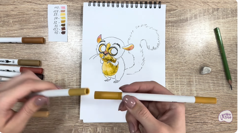 Рисуем Морт из "Мадагаскар"