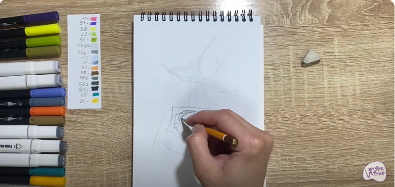 Рисуем Чак из Brawl Stars