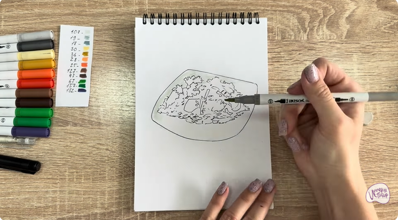 Рисуем Плов