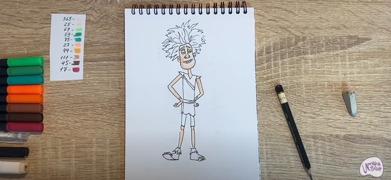 Рисуем Маракуда из мультфильма "Маракуда"