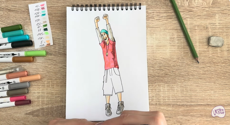 Рисуем Фред из "Город героев"