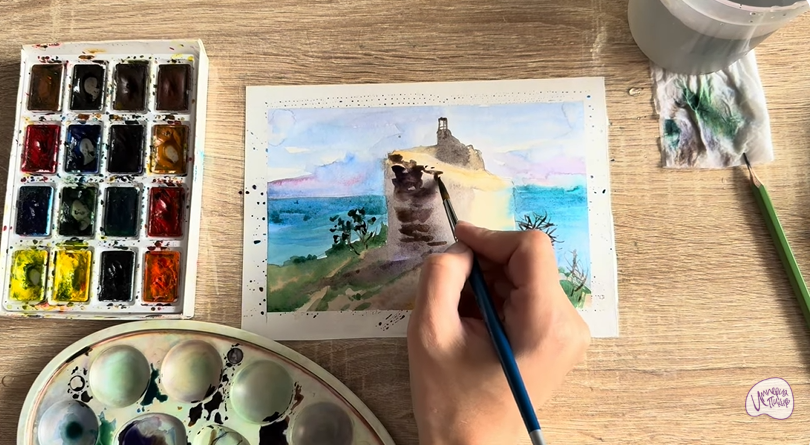 Рисуем Чобан-Кале