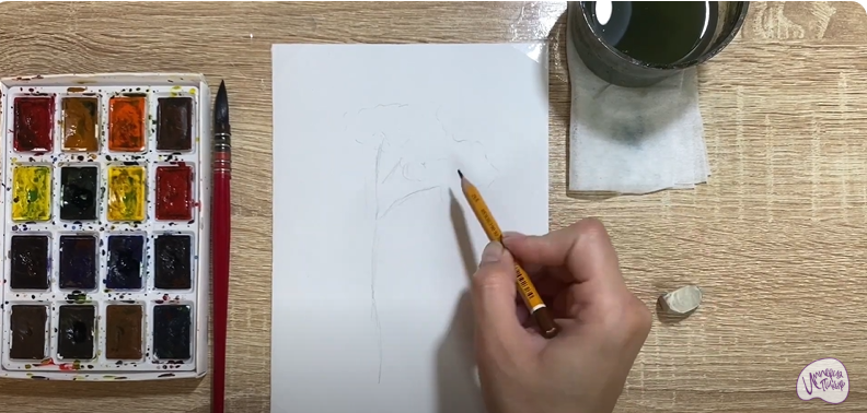 Рисуем Тысячелистник