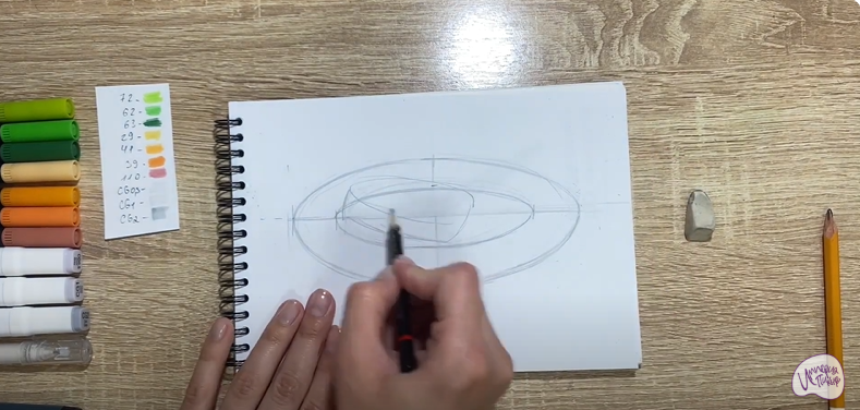 Рисуем Картофельные зразы