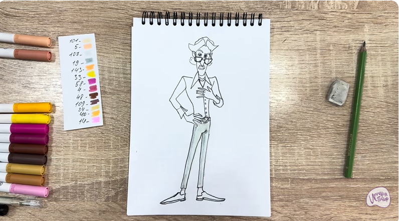 Рисуем Супербро из «Доктор Динозавров»