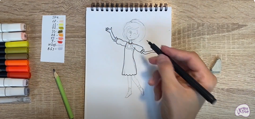 Рисуем Варя из "Царевны"