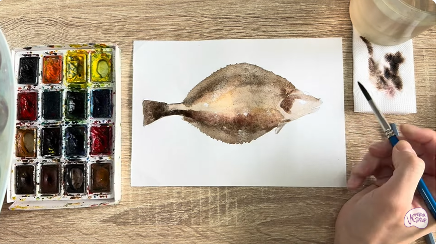 Рисуем Палтус