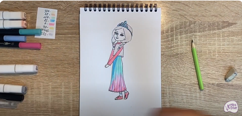 Рисуем Алёнка из "Царевны"