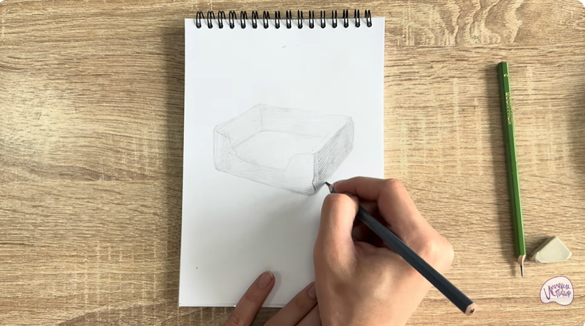 Рисуем Лежанка для кошки