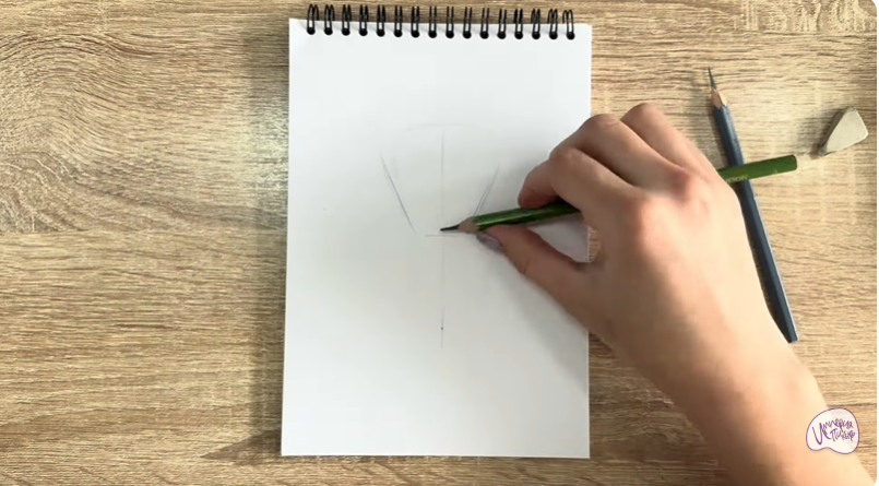 Рисуем Кисть-смётка