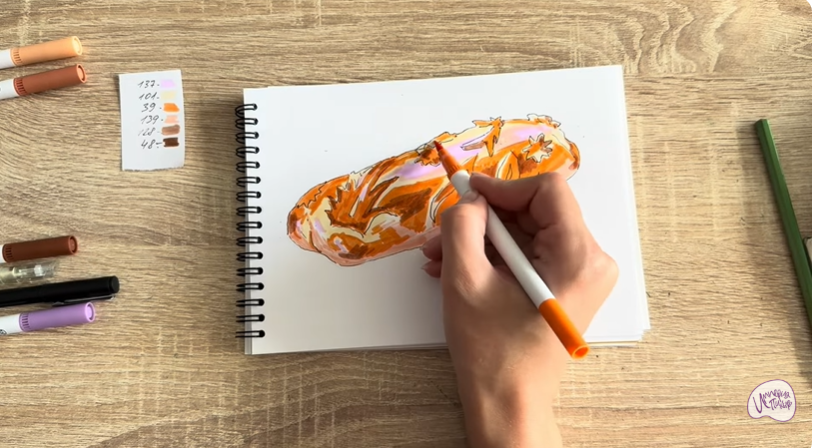 Рисуем Кулебяка