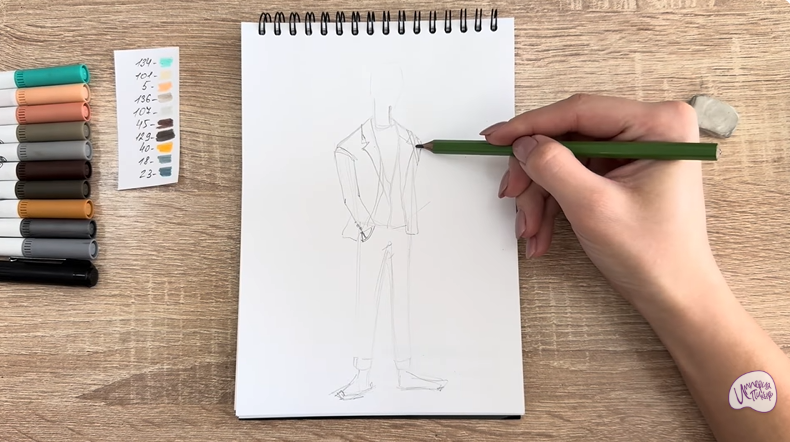 Рисуем Тадаши Хамада из «Города героев»