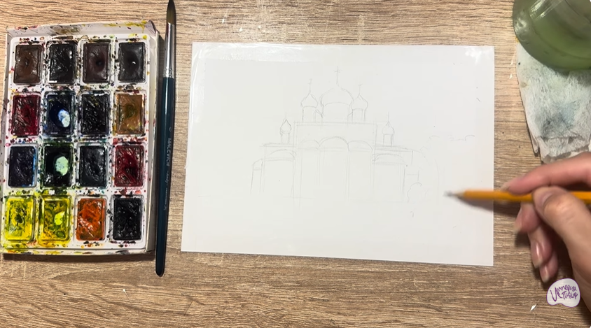 Рисуем Переславль-Залесский