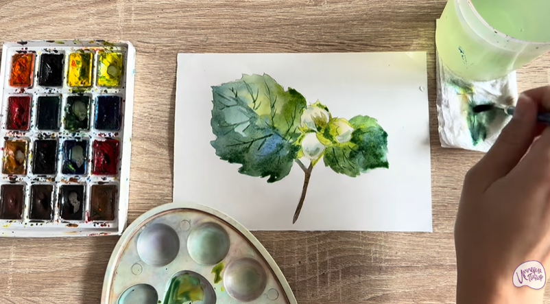 Рисуем Лещина