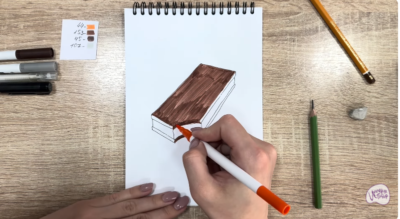 Рисуем Молочный ломтик