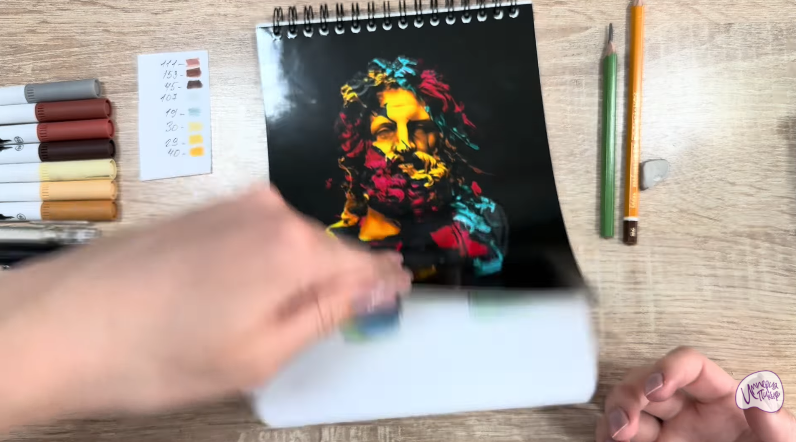 Рисуем Кекс "Зебра"