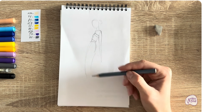 Рисуем Зои из "Кейпоп"