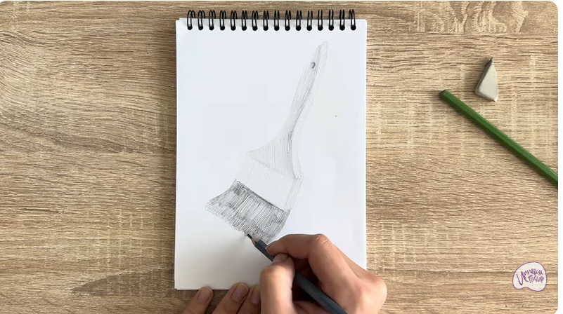 Рисуем Кисть малярная