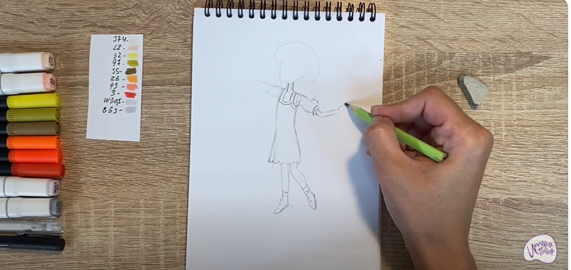 Рисуем Варя из "Царевны"