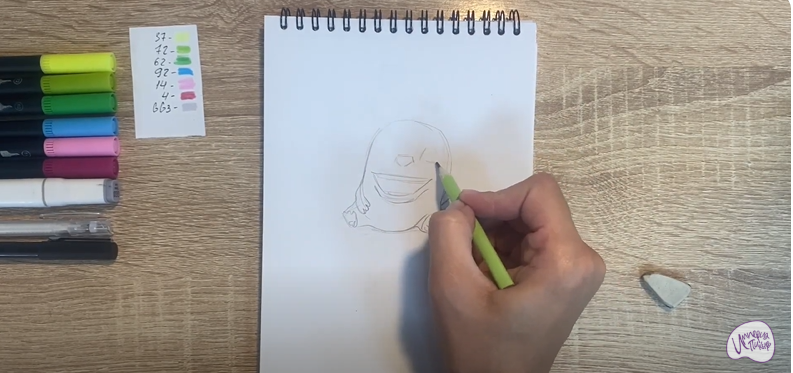Рисуем Пиля из "Монсики"