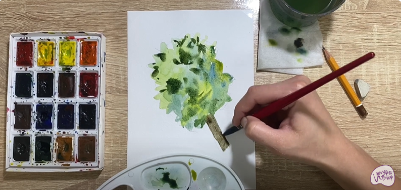 Рисуем Веник банный