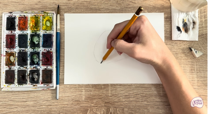 Рисуем Лунный камень