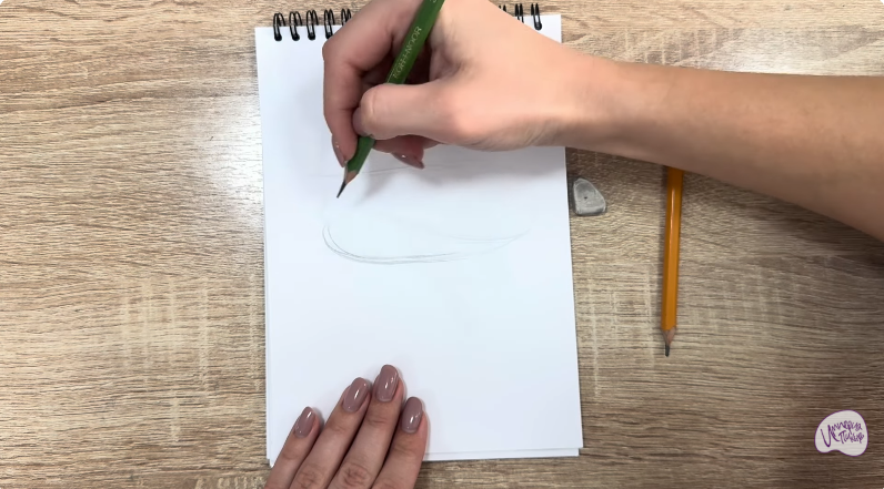 Рисуем Застежка-шнур