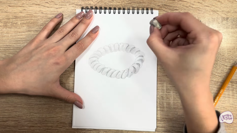 Рисуем Резинка-пружинка