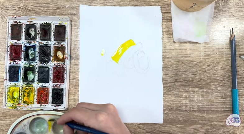 Рисуем Цедра лимона