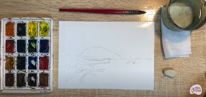 Рисуем Гурзуф