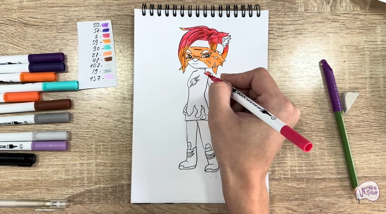 Рисуем Искра из "Джи-Джи Бонд"