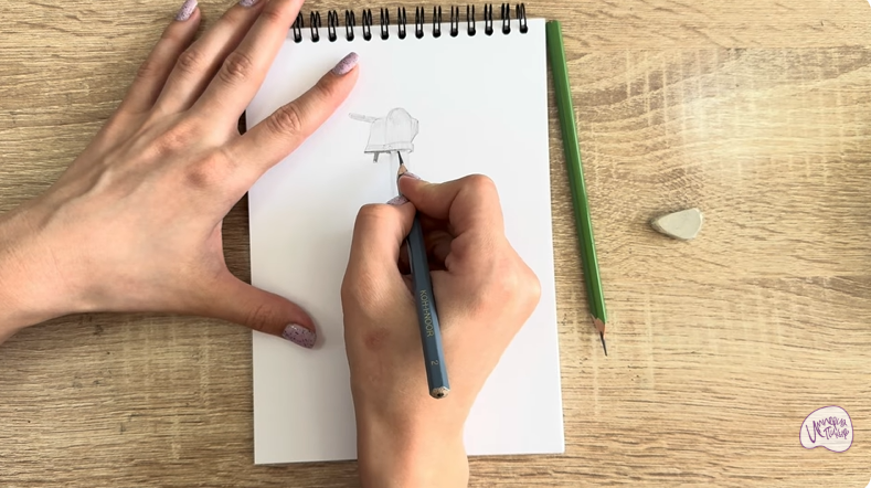 Рисуем Колонка водоразборная