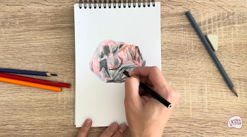 Рисуем Альмандин